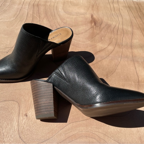 Lucky Brand Mule Heeled Boots - Picture 2 of 5